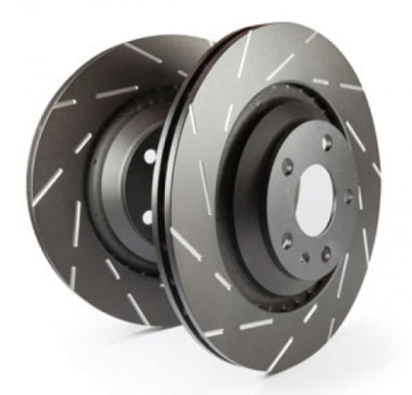 EBC 21-24 Ford F-150 2.7 Twin Turbo USR Ultimax Grooved Rear Rotor EBC Brake Rotors - Slotted  AXOPROS