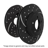 EBC 76-77 Ford Bronco 3.3 GD Sport Front Rotors EBC Brake Rotors - Slot & Drilled  AXOPROS