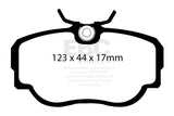 EBC 83-85 BMW 318 1.8 (E30) Yellowstuff Front Brake Pads EBC Brake Pads - Performance  AXOPROS