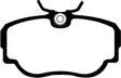 EBC 83-85 BMW 318 1.8 (E30) Yellowstuff Front Brake Pads EBC Brake Pads - Performance  AXOPROS