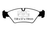 EBC 87-91 BMW M3 2.3 (E30) Redstuff Front Brake Pads EBC Brake Pads - Performance  AXOPROS