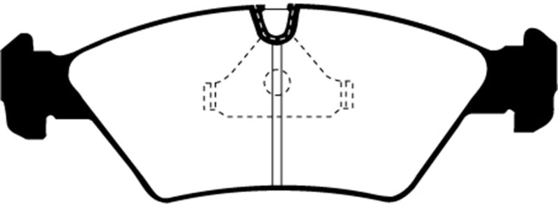 EBC 87-91 BMW M3 2.3 (E30) Redstuff Front Brake Pads EBC Brake Pads - Performance  AXOPROS