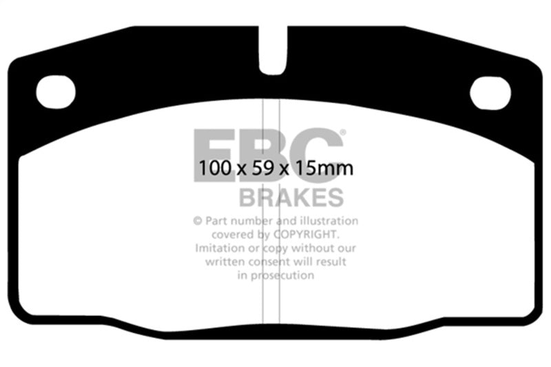 EBC 89-95 Lotus Elan (M100) 1.6 Turbo Greenstuff Front Brake Pads EBC Brake Pads - Performance  AXOPROS
