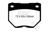 EBC 89-95 Nissan Skyline (R32) 2.6 Twin Turbo GT-R Bluestuff Rear Brake Pads EBC Brake Pads - Racing  AXOPROS