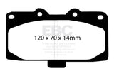 EBC 89-95 Nissan Skyline (R32) 2.6 Twin Turbo GT-R Yellowstuff Front Brake Pads EBC Brake Pads - Performance  AXOPROS