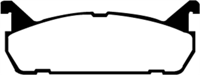 EBC 91-96 Ford Escort 1.8 Redstuff Rear Brake Pads EBC Brake Pads - Performance  AXOPROS