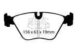 EBC 92-95 BMW M3 3.0 (E36) Yellowstuff Front Brake Pads EBC Brake Pads - Performance  AXOPROS