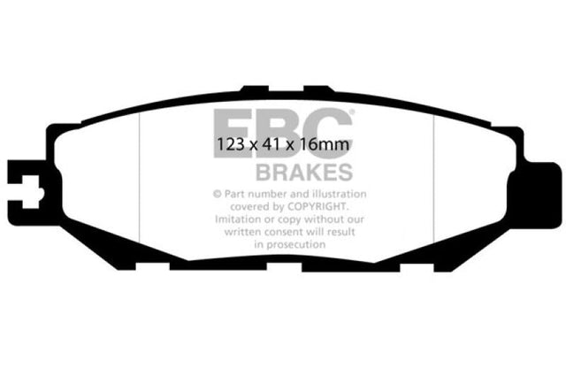 EBC 93-94 Lexus LS400 4.0 Redstuff Rear Brake Pads EBC Brake Pads - Performance  AXOPROS
