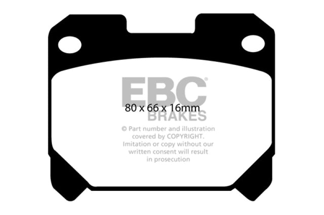 EBC 93-98 Toyota Supra 3.0 Twin Turbo Yellowstuff Rear Brake Pads EBC Brake Pads - Performance  AXOPROS