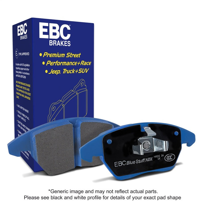 EBC 94-01 Mazda Miata MX5 1.8L Bluestuff Rear Brake Pads EBC Brake Pads - Racing  AXOPROS
