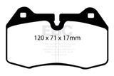 EBC 94-99 BMW M5 3.8 (E34) Yellowstuff Front Brake Pads EBC Brake Pads - Performance  AXOPROS