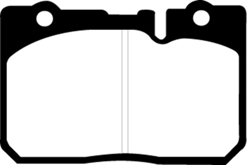 EBC 95-00 Lexus LS400 4.0 Redstuff Front Brake Pads EBC Brake Pads - Performance  AXOPROS
