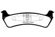 EBC 95-01 Ford Explorer 4.0 2WD Yellowstuff Rear Brake Pads EBC Brake Pads - Performance  AXOPROS