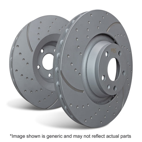 EBC 96-00 Acura EL (Canada) 1.6 GD Sport Front Rotors EBC Brake Rotors - Slot & Drilled  AXOPROS