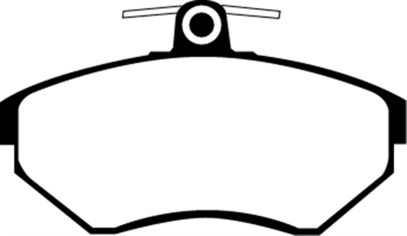 EBC 97-02 Volkswagen Cabriolet 2.0 Yellowstuff Front Brake Pads EBC Brake Pads - Performance  AXOPROS