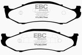 EBC 97-99 Jeep Cherokee 2.5 82mm High Rotors Extra Duty Front Brake Pads EBC Brake Pads - Performance  AXOPROS