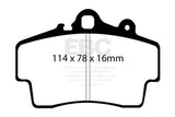 EBC 97-99 Porsche Boxster Bluestuff Front Brake Pads EBC Brake Pads - Racing  AXOPROS
