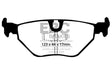 EBC 98-02 BMW Z3 3.2 (M-Coupe) Greenstuff Rear Brake Pads EBC Brake Pads - Performance  AXOPROS