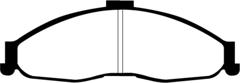 EBC 98-02 Chevrolet Camaro (4th Gen) 3.8 Yellowstuff Front Brake Pads EBC Brake Pads - Performance  AXOPROS