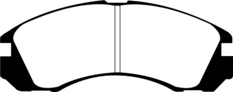 EBC 98-02 Dodge B150 B1500 Cargo 1500 Van 1/2 Ton Yellowstuff Rear Brake Pads EBC Brake Pads - Performance  AXOPROS