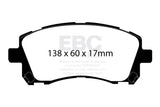 EBC 98-02 Subaru Forester 2.5 Yellowstuff Front Brake Pads EBC Brake Pads - Performance  AXOPROS