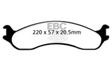 EBC 98-03 Dodge B250 B2500 Cargo 2500 Van 3/4 Ton Yellowstuff Front Brake Pads EBC Brake Pads - Performance  AXOPROS