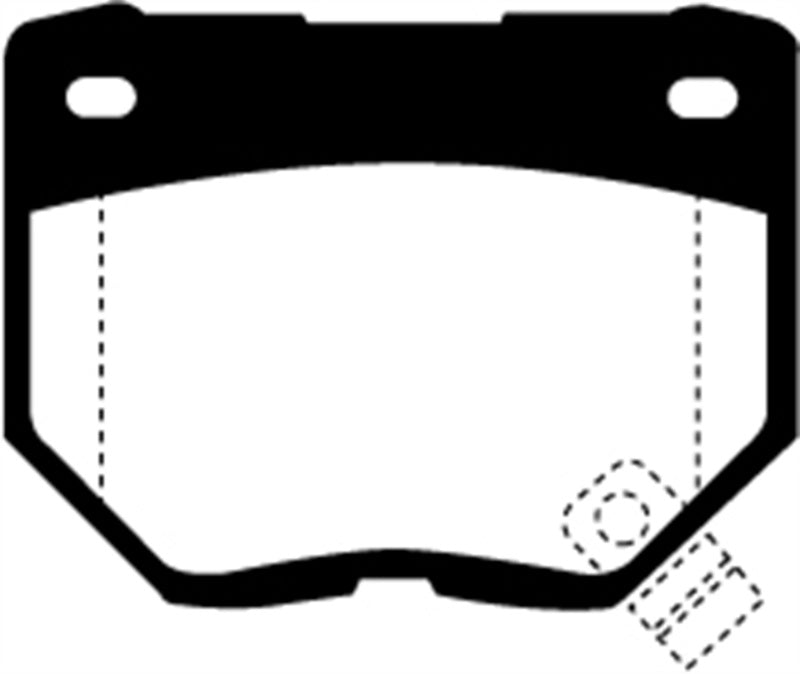 EBC 98-03 Nissan Skyline (R34) 2.5 GT (200) Greenstuff Rear Brake Pads EBC Brake Pads - Performance  AXOPROS