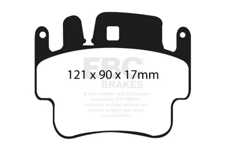 EBC 98-05 Porsche 911 (996) (Cast Iron Rotor only) 3.4 Carrera 2 Bluestuff Front Brake Pads EBC Brake Pads - Racing  AXOPROS