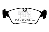 EBC 99-02 BMW Z3 2.5 Yellowstuff Front Brake Pads EBC Brake Pads - Performance  AXOPROS