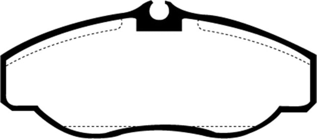 EBC 99-03 Land Rover Discovery (Series 2) 4.0 Greenstuff Front Brake Pads EBC Brake Pads - Performance  AXOPROS