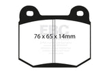 EBC 99-03 Mitsubishi Lancer Evolution 2.0 Turbo Yellowstuff Rear Brake Pads EBC Brake Pads - Performance  AXOPROS