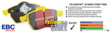 EBC 99-03 Mitsubishi Lancer Evolution 2.0 Turbo Yellowstuff Rear Brake Pads EBC Brake Pads - Performance  AXOPROS