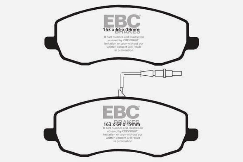 EBC AP Racing Caliper CP7040 Yellowstuff Brake Pads EBC Brake Pads - Performance  AXOPROS