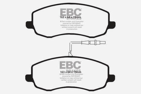 EBC AP Racing Caliper CP7040 Yellowstuff Brake Pads EBC Brake Pads - Performance  AXOPROS