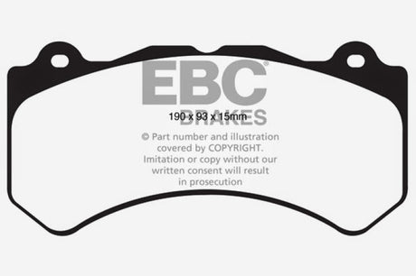 EBC Brakes Bluestuff Street and Track Day Brake Pads EBC Brake Pads - Racing  AXOPROS