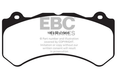 EBC Brakes Bluestuff Street and Track Day Brake Pads EBC Brake Pads - Racing  AXOPROS