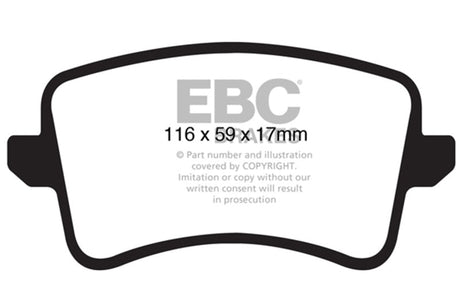 EBC Brakes Bluestuff Street and Track Day Brake Pads EBC Brake Pads - Racing  AXOPROS