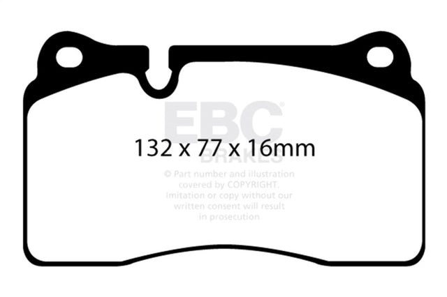 EBC Brakes Redstuff Ceramic Brake Pads EBC Brake Pads - Performance  AXOPROS