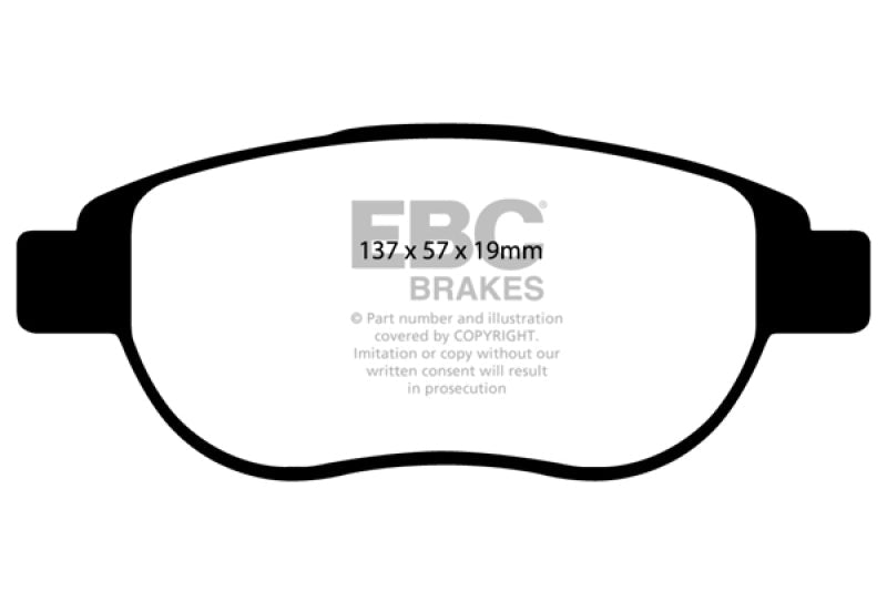 EBC Brakes Yellowstuff Performance Brake Pads EBC Brake Pads - Performance  AXOPROS