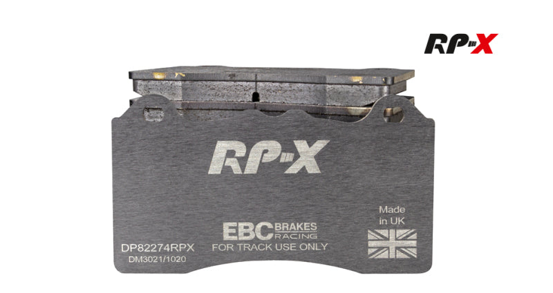 EBC Racing 01-04 Aston Martin Vanquish 5.9L (AP Racing Caliper) RP-X Front Brake Pads EBC Brake Pads - Racing  AXOPROS