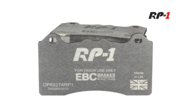 EBC Racing 19-21 Hyundai Veloster (2nd Gen) 2.0 Turbo N RP-1 Race Front Brake Pads EBC Brake Pads - Racing  AXOPROS
