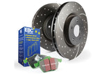 EBC S10 Brake Pad and Rotor Kit EBC Brake Rotors - Slot & Drilled  AXOPROS