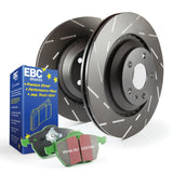 EBC S2 Kits Greenstuff Pads and USR Rotors EBC Brake Rotors - Slotted  AXOPROS