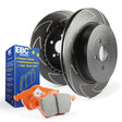 EBC S7 Brake Pad and Rotor Kit EBC Brake Rotors - Slotted  AXOPROS