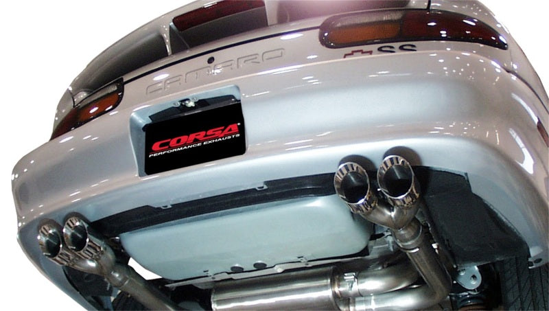 Corsa 1998-2002 Chevrolet Camaro Convertible Z28 5.7L V8 LS1 Polished Sport Cat-Back Exhaust CORSA Performance Catback  AXOPROS