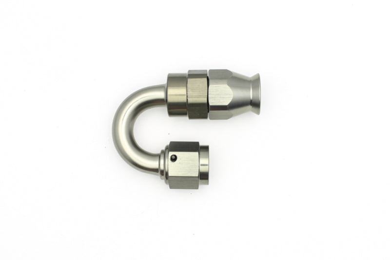 DeatschWerks 6AN Female Swivel 180-Degree Hose End PTFE (Incl. 1 Olive Insert) DeatschWerks Fittings  AXOPROS