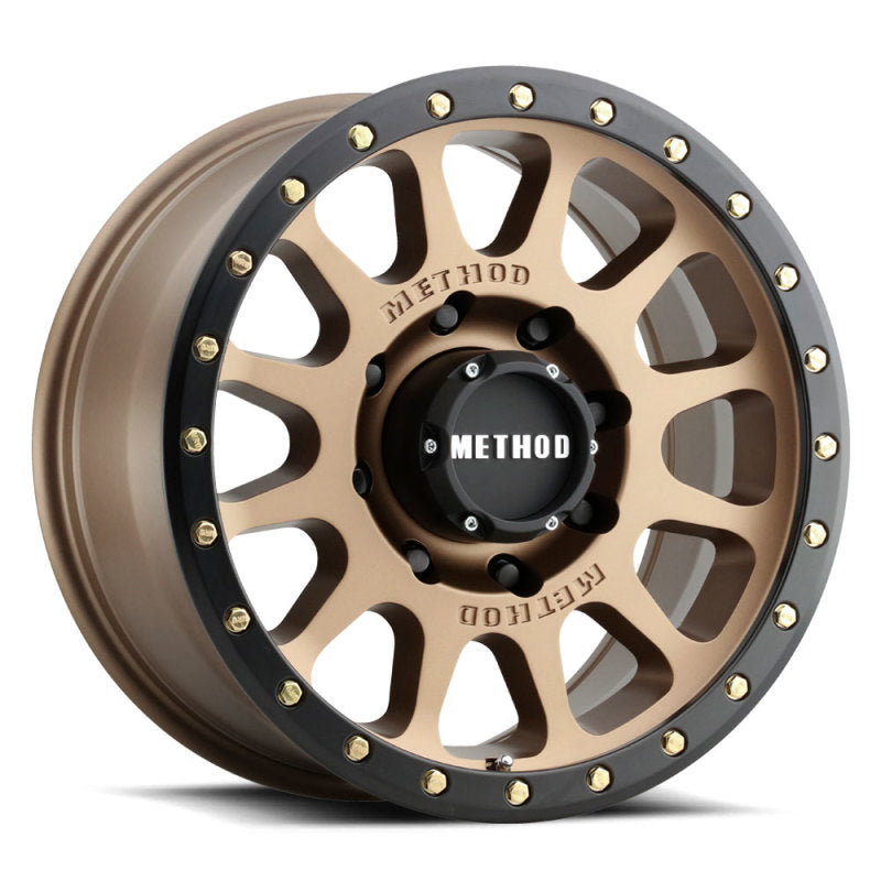 Method MR305 NV HD 18x9 +18mm Offset 8x170 130.81mm CB Method Bronze/Black Street Loc Wheel Method Wheels Wheels - Cast  AXOPROS