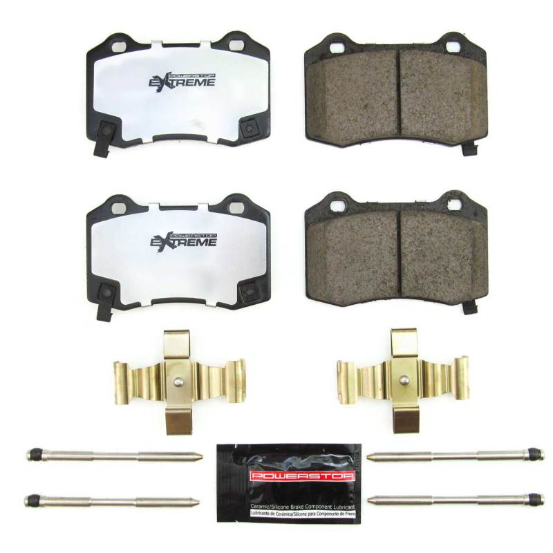 Power Stop 18-21 Jeep Grand Cherokee Rear Z26 Extreme Street Brake Pads w/Hardware PowerStop Brake Pads - Performance  AXOPROS