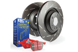 EBC S4 Brake Pad and Rotor Kit EBC Brake Rotors - Slotted  AXOPROS
