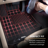 3D Maxpider 22-24 Mercedes-Benz Eqb 5-Seat (X243) Kagu Black R1 R2 3D MAXpider Floor Mats - Rubber  AXOPROS